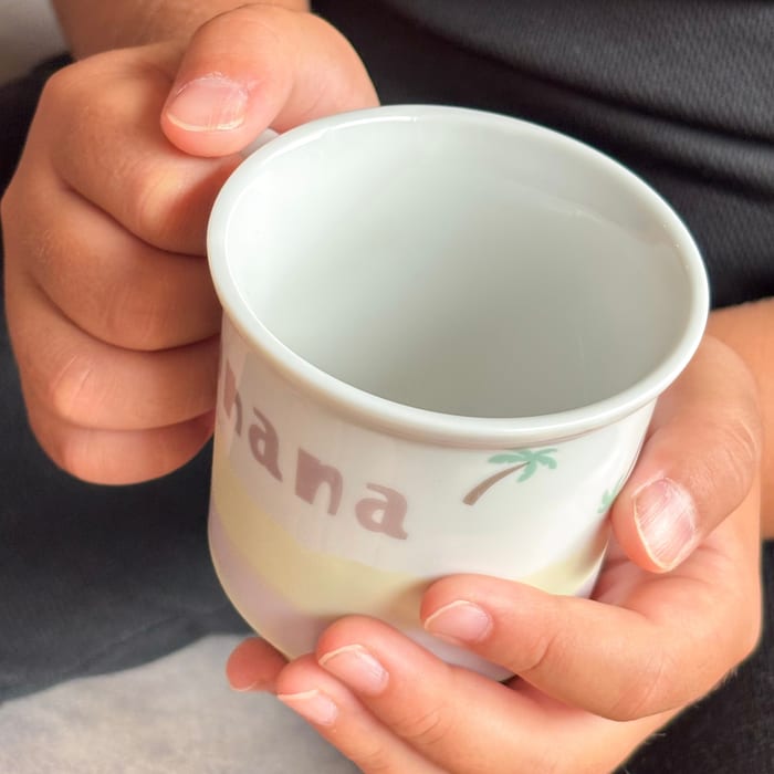 虹がつなぐ親子の絆　ohanaマグカップセット